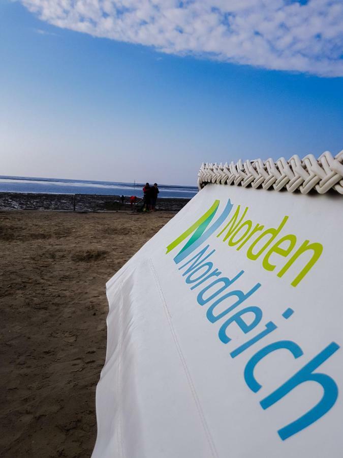 Auszeit Norddeich Mit Seeblick I 5 Minuten Zu Fuss Zum Meer Norddeich (Norden) Exterior foto